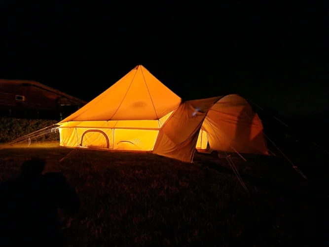 Glamping-Erlebnis für die ganze Familie auf dem Campingplatz Bertingen